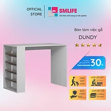 Bàn Học Bằng Gỗ Kiểu Dáng Nhỏ Gọn Cho Bé SMLIFE Dundy