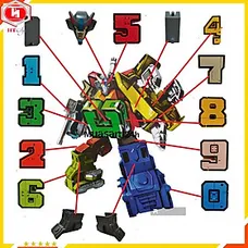 Đồ Chơi Lắp Ghép Bộ Chữ Số Biến Hình Từ 0 1 2 3 4 5 6 7 8 9 Thành Robot - Đồ Chơi Trẻ Em HT SYS - Đồ