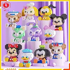 Đồ chơi trẻ em - Combo 5 Bộ ghép hình mini nhiều mẫu khác nhau - Mô hình lắp ráp 3D cực dễ thương ch