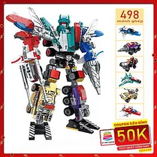 Bộ đồ chơi lắp ráp Robot Không Gian Kích thước 38*27 cm Bằng nhựa ABS an toàn
