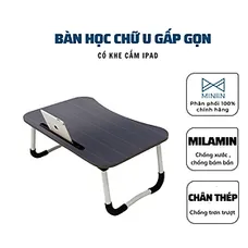 Bàn Học, Làm Việc  Gấp Gọn Đa Năng Thông Minh Phù Hợp Với Mọi Không Gian Có Khe Cắm Ipad, Điện Thoại