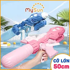 Súng nhựa bắn nước xịn đồ chơi trẻ em, phun áp lực cao cho bé cỡ lớn