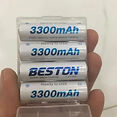 Bộ sạc pin AA AAA Beston C8002 dùng cho micro không dây, máy ảnh, điều khiển, đồ chơi trẻ em, đồng h