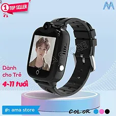 Đồng hồ Thông minh SOS Gọi điện thoại Định vị GPS Chống nước IP67 AMA Watch D06S cho Trẻ con 4 tuổi